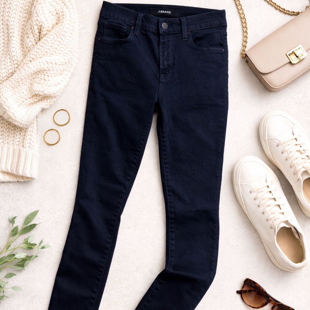 J Brand Dark Blue Skinny Jeans – Size 25